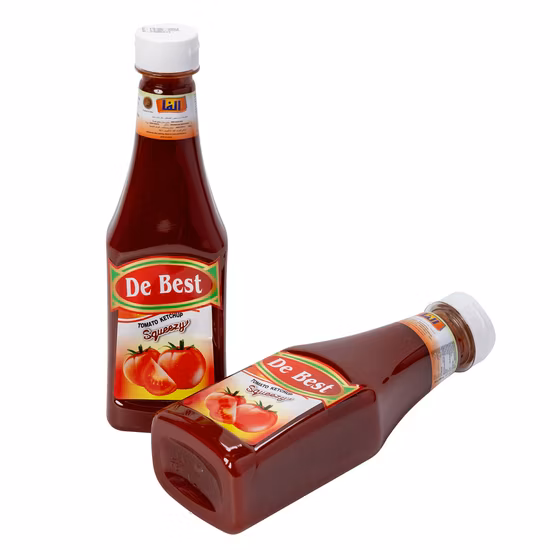 Ketchup/purea di pomodoro in plastica da 340 g